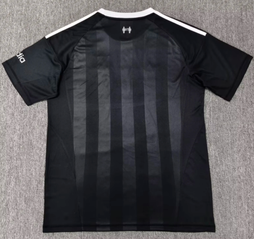 Fan Version 2025-2026 Liverpool Black Goalkeeper Soccer Jersey Football Shirt