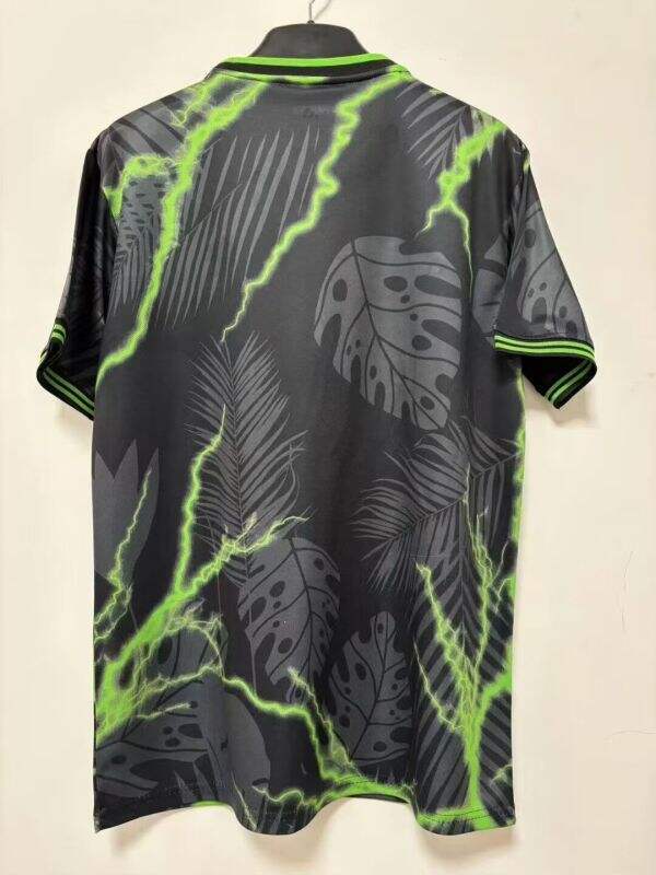 Fans Version 2025-2026 Real Madrid Black/Green Soccer Jersey Real Football Shirt