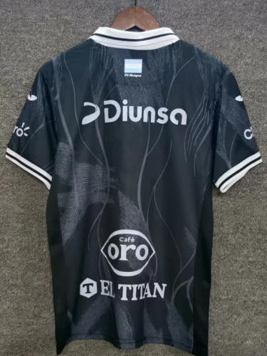 Fans Version 2025-2026 Motagua Black Soccer Jersey Football Shirt