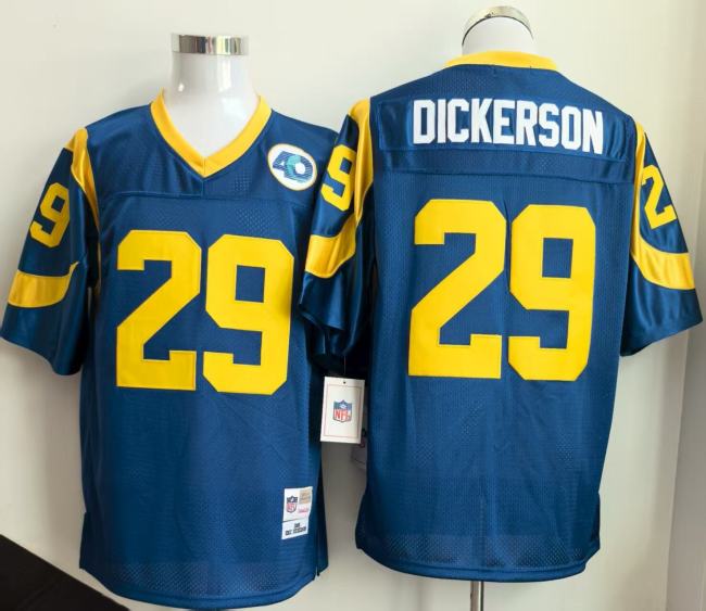 Retro Los Angeles Rams DICKERSON 29 Blue NFL Jersey