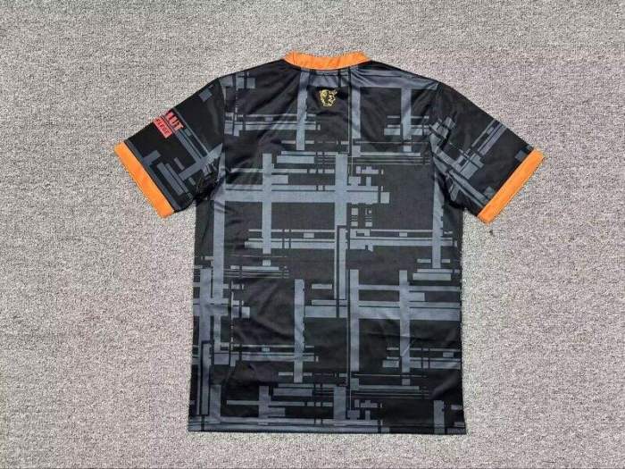 Fan Version 2025-2026 1. FC Kaiserslautern Third Away Black Soccer Jersey Football Shirt