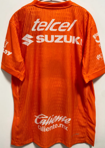 Player Version 2025-2026 Pumas Orange Goalkeeper Soccer Jersey Football Shirt