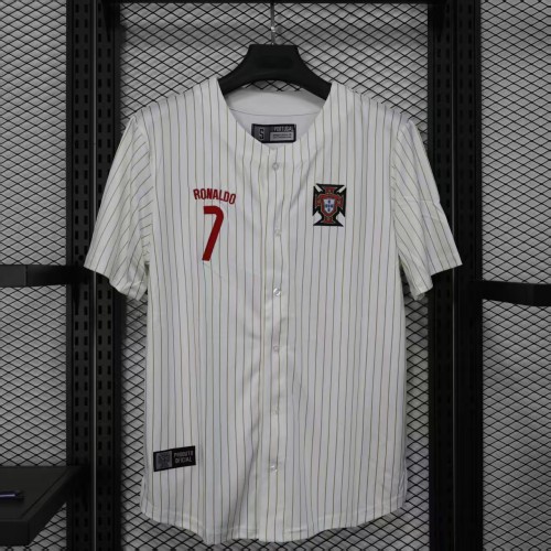 2025-2026 Portugal #7 RONALDO MLB Jersey Baseball Shirt
