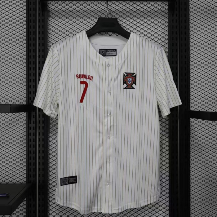 2025-2026 Portugal #7 RONALDO MLB Jersey Baseball Shirt