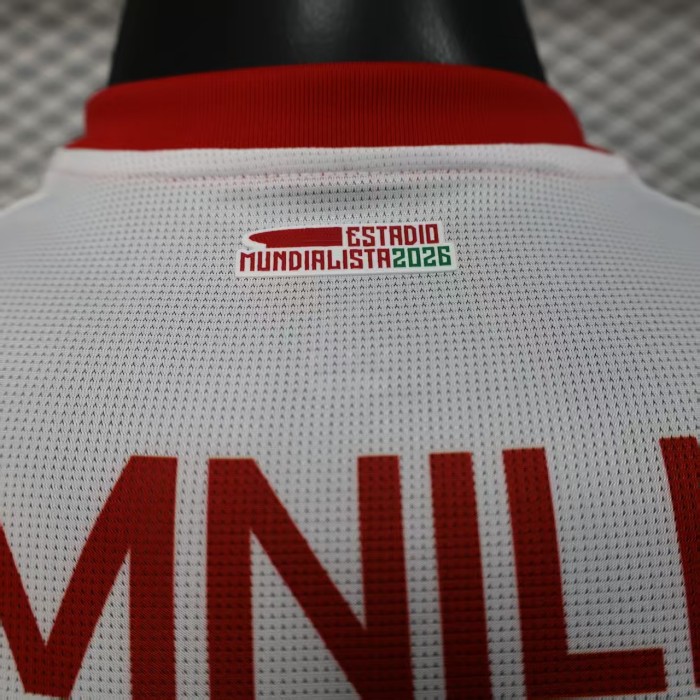 Player Version 2025-2026 Chivas White Soccer Jersey Football Shirt