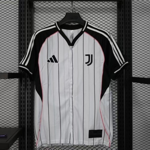 Fan Version 2025-2026 Juventus White Baseball Jersey MLB Shirt