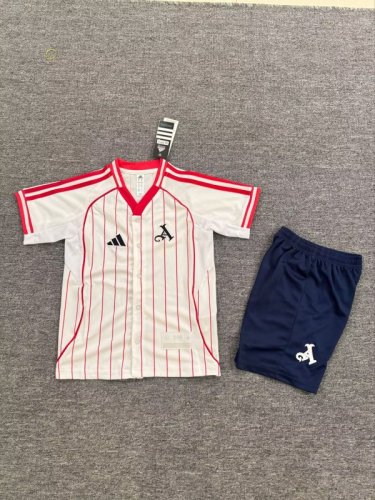 Youth/Kids 2025-2026 Arsenal White Baseball Jersey Child MLB Shirt