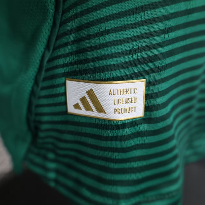Player Version 2025-2026 Al-Ahli Saudi Away Green Soccer Jersey Football Shirt
