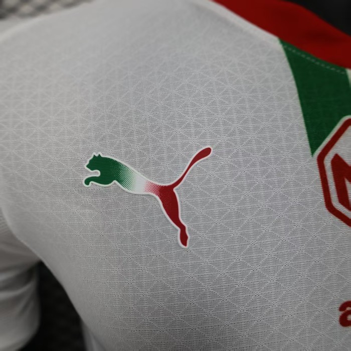 Player Version 2025-2026 Chivas White Soccer Jersey Football Shirt