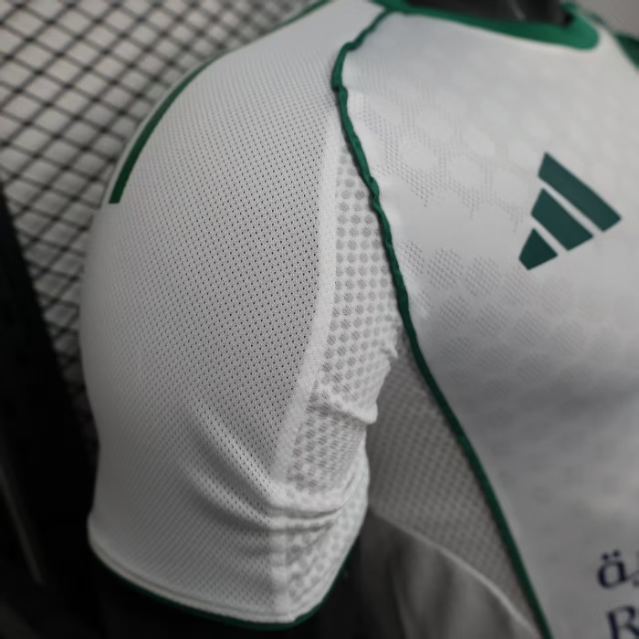 Player Version 2025-2026 Al-Ahli Saudi Away White Soccer Jersey Football Shirt