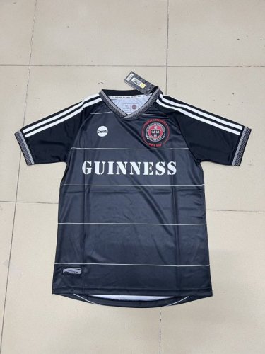 Fans Version 2025-2026 Bohemian Black Goalkeeper Soccer Jersey Football Shirt