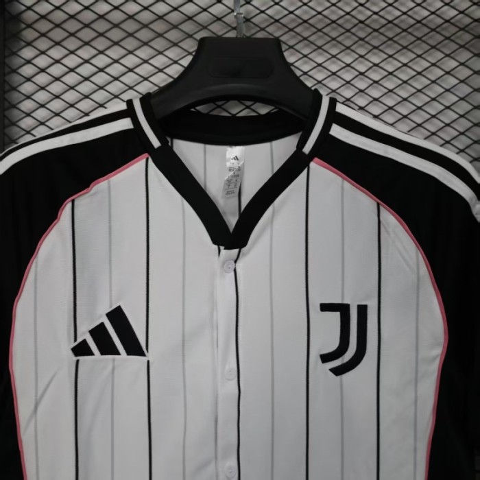 Fan Version 2025-2026 Juventus White Baseball Jersey MLB Shirt