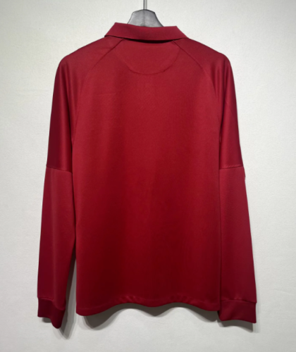 Long Sleeve Retro Jersey 2020 Portugal Home Soccer Jersey Vintage Football Shirt