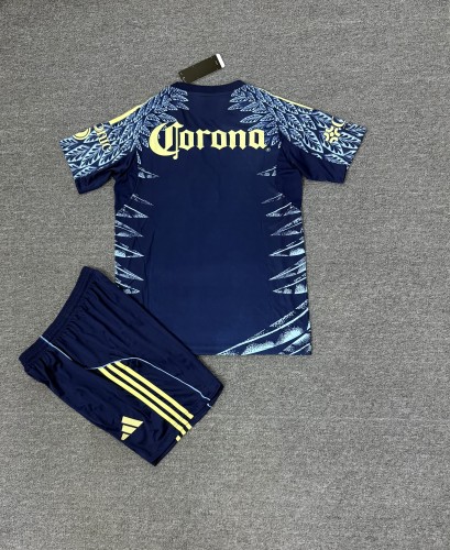 Adult Uniform 2025-2026 Club America Away Soccer Jersey Shorts Men's Football Set