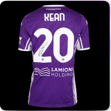 Florence Maillot Fan Version 2025-2026 Fiorentina KEAN 10 Home Soccer Jersey