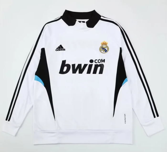 Retro Sweater 2008-2009 Real Madrid Soccer Training Sweater Football Shirt