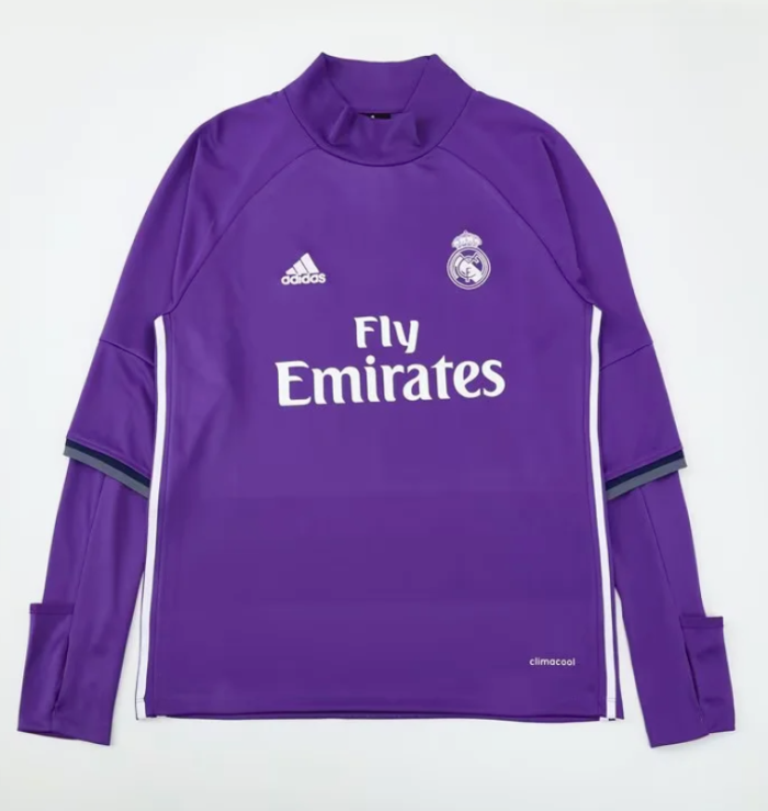 Retro Sweater 2016-2017 Real Madrid Soccer Training Sweater Football Shirt