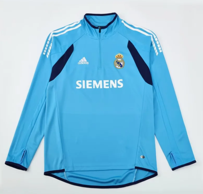 Retro Sweater 2005-2006 Real Madrid Soccer Training Sweater Football Shirt