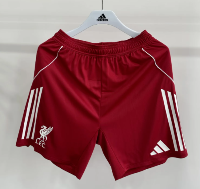 Player Version 2025-2026 Liverpool Home Soccer Shorts Football Shorts