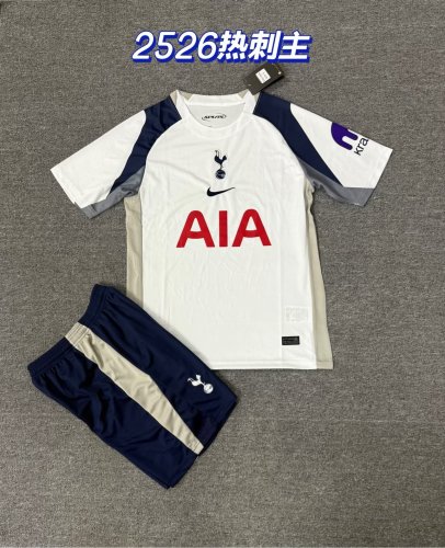 Adult Uniform 2025-2026 TOT Home Soccer Jersey Shorts Spurs Football Kit