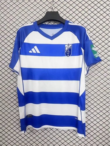 Fan Version 2025-2026 Granada Away Blue Soccer Jersey Football Shirt