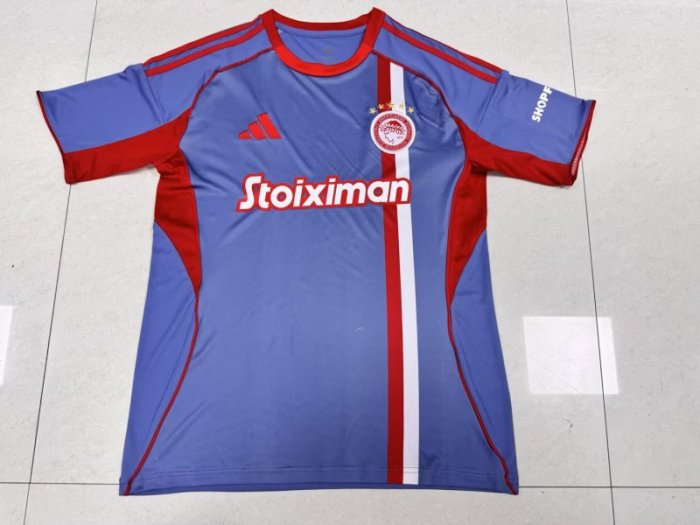 Fans Version 2025-2026 Olympiacos Third Away Soccer Jersey Olympic Football Shirt