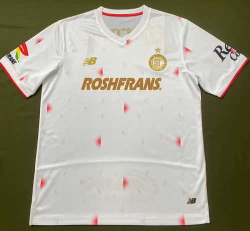 Fan Version 2025-2026 Deportivo Toluca Away Soccer Jersey Football Shirt