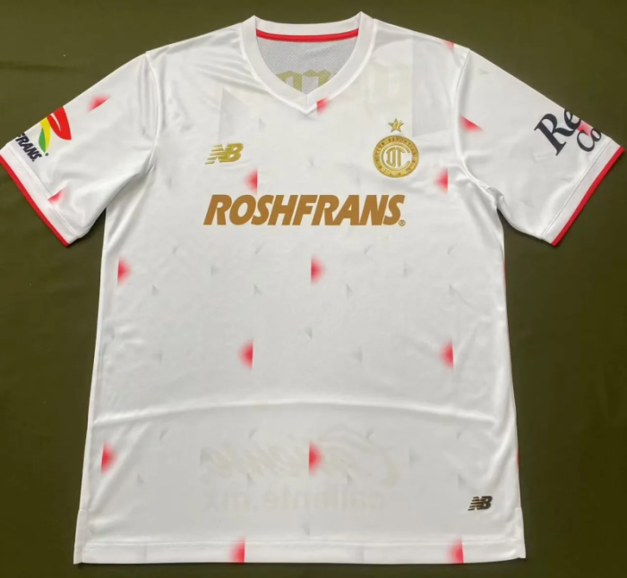 Fan Version 2025-2026 Deportivo Toluca Away Soccer Jersey Football Shirt