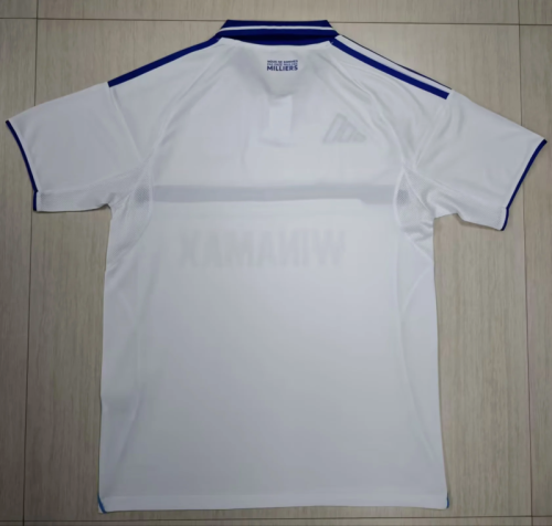 Fan Version 2025-2026 Strasbourg Alsace Away White Soccer Jersey Football Shirt
