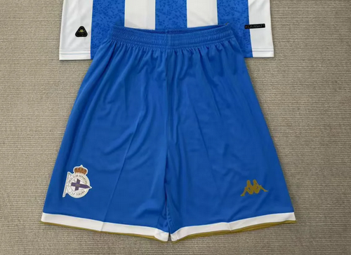 Fan Version 2025-2026 Deportivo La Coruna Home Soccer Shorts Football Shorts