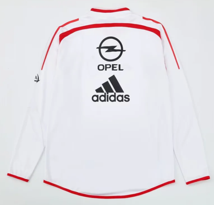 Retro Sweater 2004-2005 Ac Milan Soccer Training Sweater Football Shirt