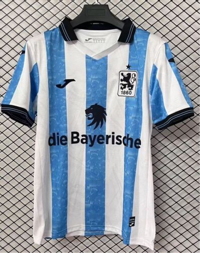 Fan Version 2025-2026 TSV 1860 Munich Home Soccer Jersey Football Shirt