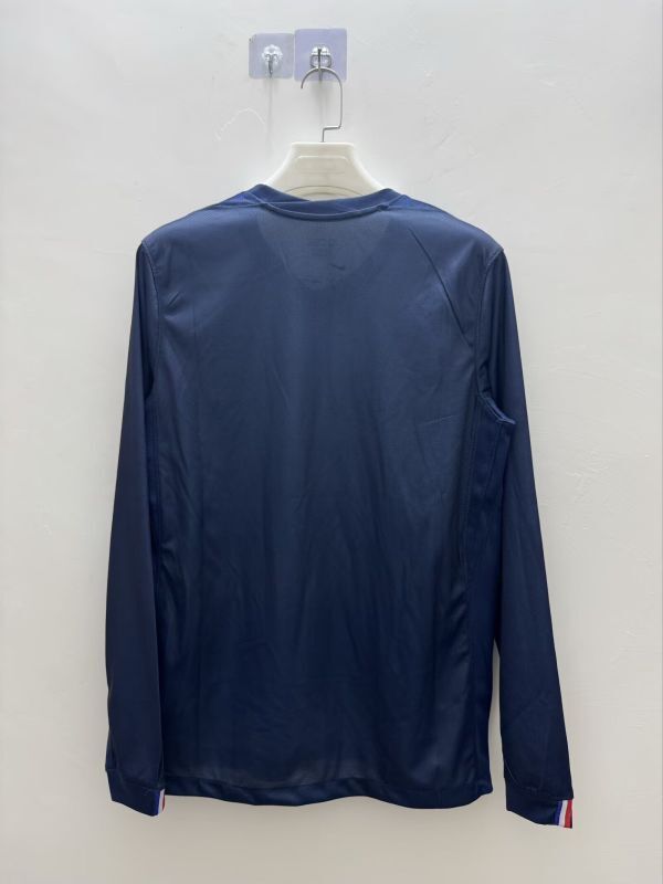 Fan Version Long Sleeve 2025-2026 PSG Home Soccer Jersey Paris Football Maillot