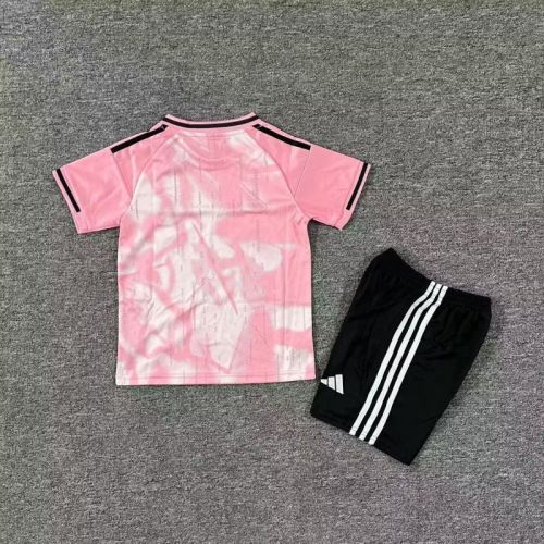 Youth Uniform Kids Kit 2025-2026 Real Madrid Special Edition Soccer Jersey Shorts Child Football Set