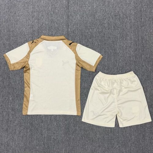 Youth Uniform Kids Kit Lens 2025-2026 Third Away Soccer Jersey Shorts Child Football Set