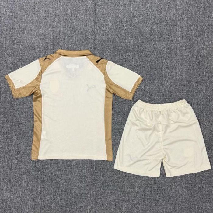 Youth Uniform Kids Kit Lens 2025-2026 Third Away Soccer Jersey Shorts Child Football Set