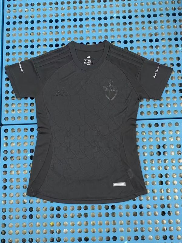 Women 2025-2026 America Minero Black Special Edition Soccer Jersey Girl Football Shirt
