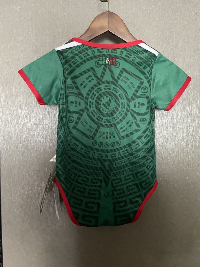 Baby Cloth 2026 Mexico Home Soccer Jersey Baby Onesies