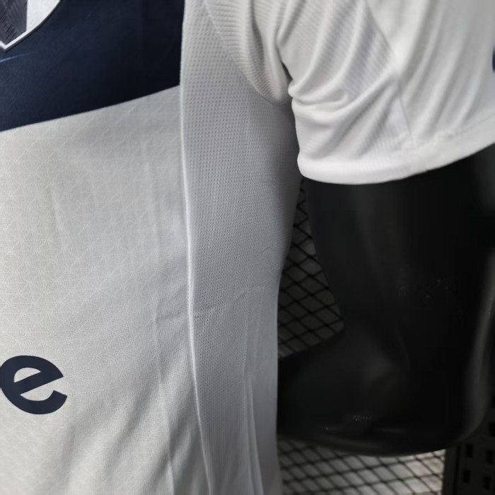 Player Version 2025-2026 Monterrey Away White/Blue Soccer Jersey Menterrey Football Shirt