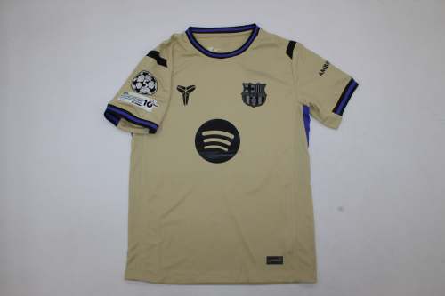 with UCL Patch Barca Camisetas de Futbol Fans Version 2025-2026 Barcelona Away Soccer Jersey