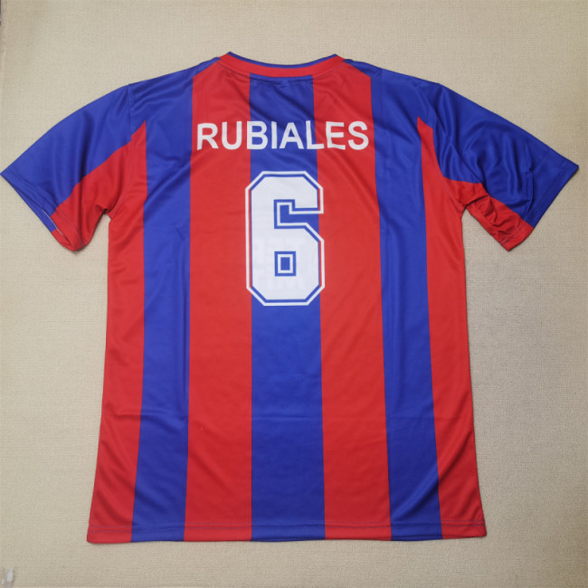 Retro Jersey 2003-2004 Levante RUBIALES 6 Home Soccer Jersey Vintage Football Shirt