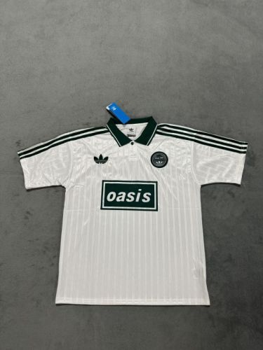 Fan Version 2025-2026 AD Oasis 25 White Soccer Jersey Football Shirt