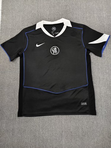 Fan Version 2025-2026 Chelsea Third Away Black Soccer Jersey Football Shirt