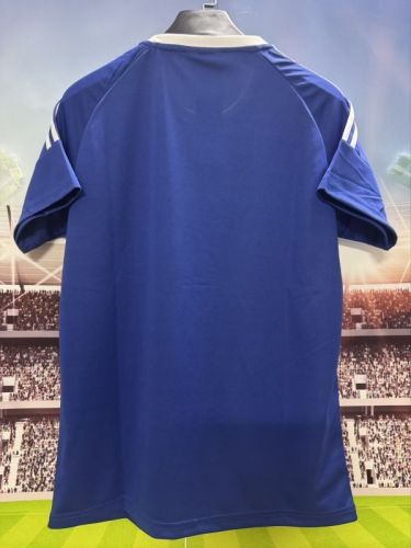 2025 AD Soccer Training T-shirt Blue Casual Football Shirt