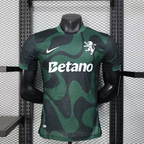 Player Version 2025-2026 Sporting Lisbon Third Away Soccer Jersey Football Shirt
