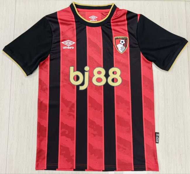 Fans Version 2025-2026 AFC Bournemouth Home Soccer Jersey Football Shirt