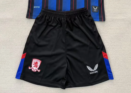 Fan Version 2025-2026 Middlesbrough Away Soccer Shorts Football Shorts