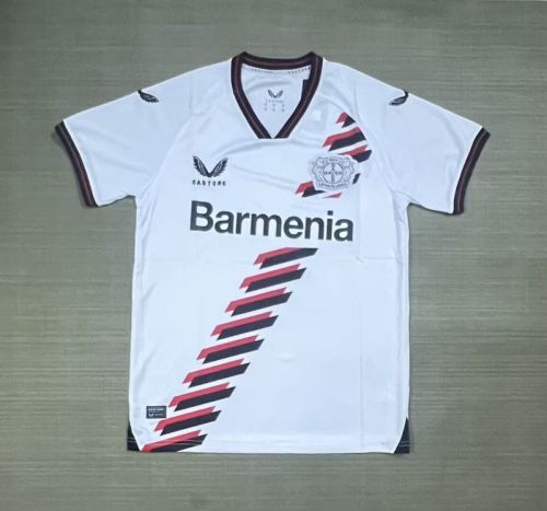 Retro Jersey 2003-2004 Bayer 04 Leverkusen Away White Soccer Jersey Vintage Football Shirt