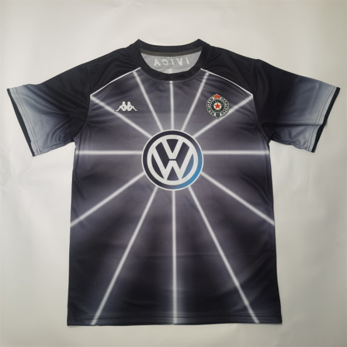 Fan Version 22025-2026 FK Partizan KRALJ 25 Black Goalkeeper Soccer Jersey Football Shirt