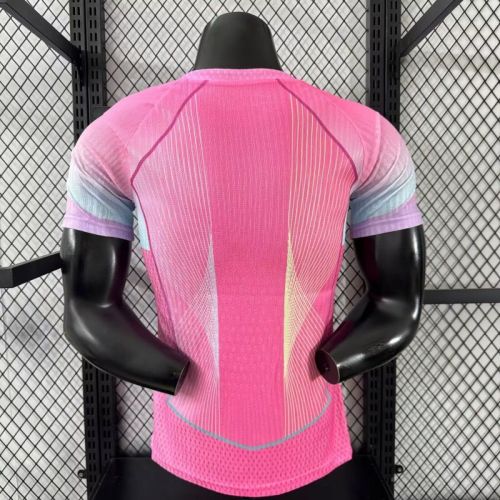 Player Version 2025-2026 PSG Pink Special Edition Soccer Jersey Paris Football Maillot